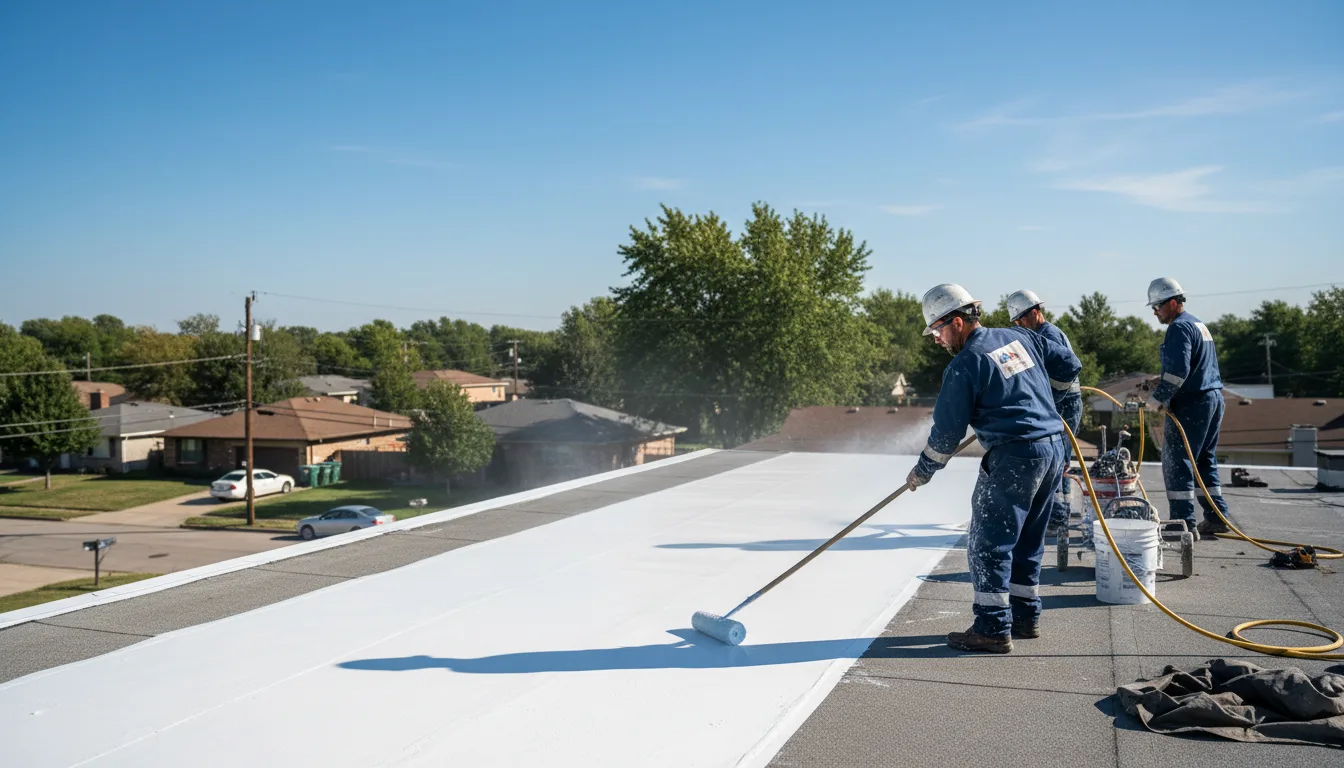Commercial roof coating in Almira, WA near me